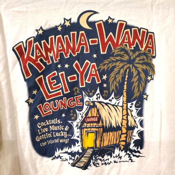 Kamana Wanna Lei Ya Lounge HAWAII, Crazy Shirts, T - Picture 1 of 4